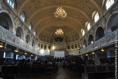 Le TOWN HALL à Oxford où avait lieu la/les conférence(s).